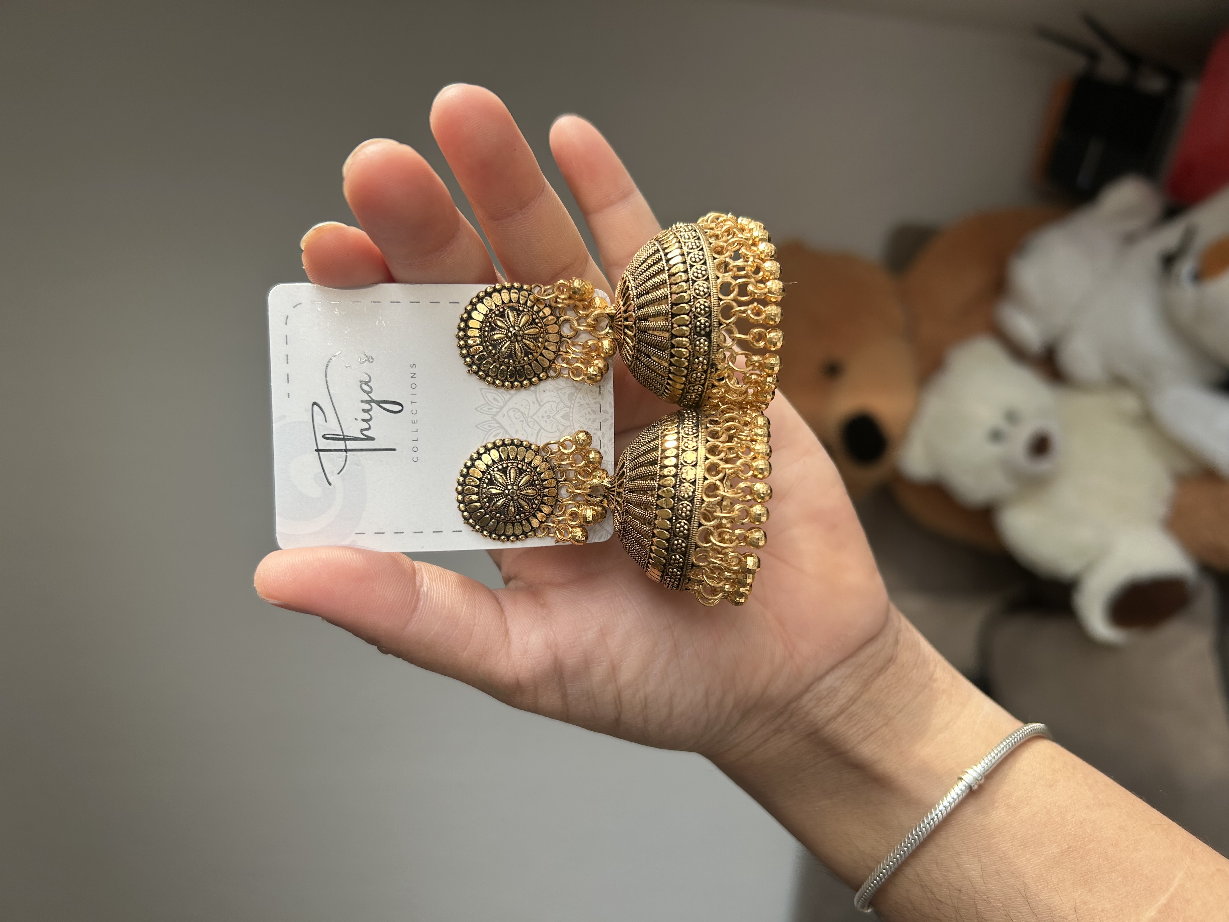 Heritage Oversized Jhumkas